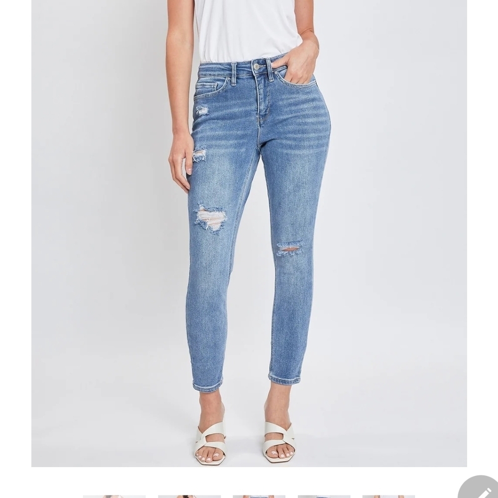 Royalty For Me Vintage Dream High Rise Distressed Skinny Jean